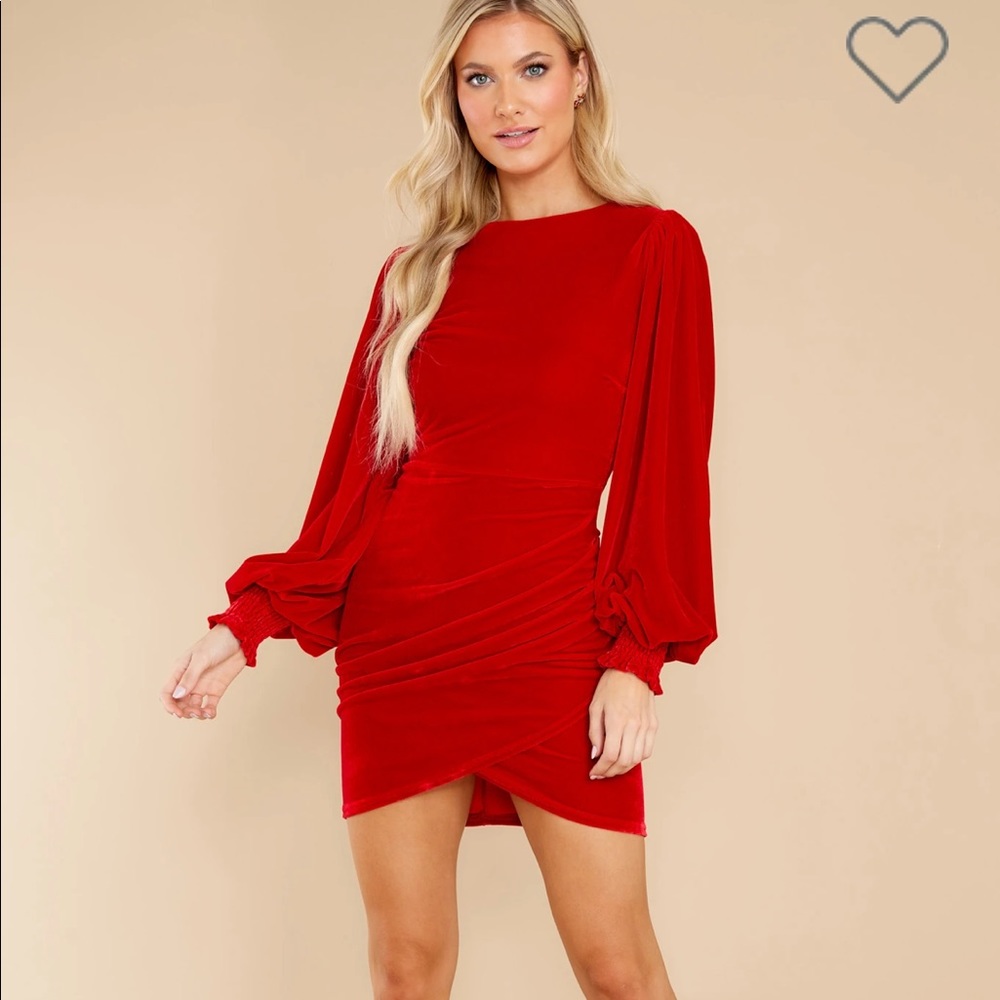 Red Velvet Dress